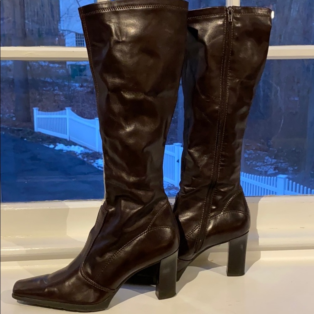 SALE❤️ Franco Sarto Brown Knee-High Boot